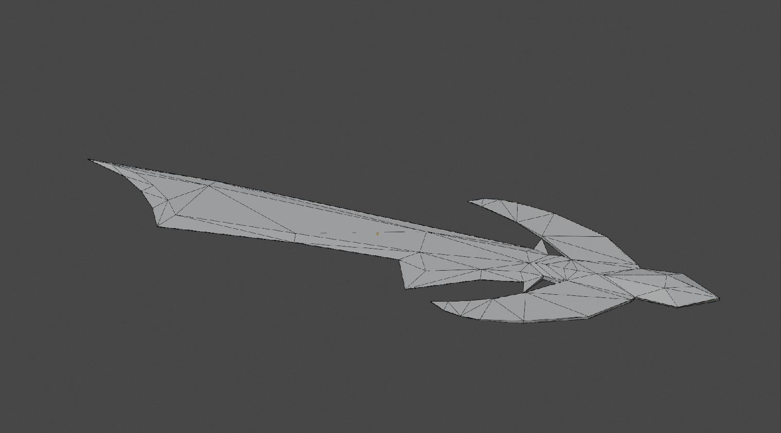 sword Low-poly 3D model_5