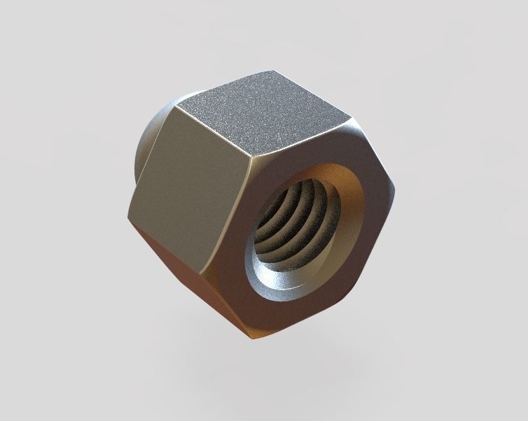 M10 Locking Acorn Nuts 3D print model_4