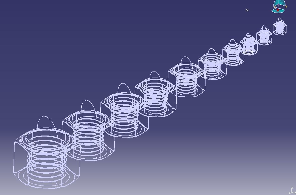 M10 Locking Acorn Nuts 3D print model_29
