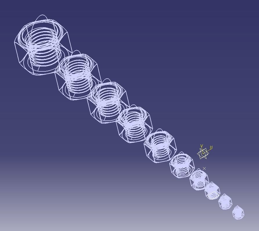 M10 Locking Acorn Nuts 3D print model_28