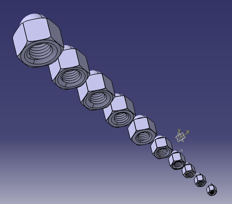 M10 Locking Acorn Nuts 3D print model_27