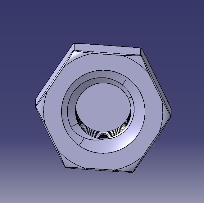 M10 Locking Acorn Nuts 3D print model_23