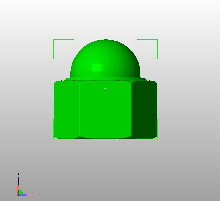 M10 Locking Acorn Nuts 3D print model_10
