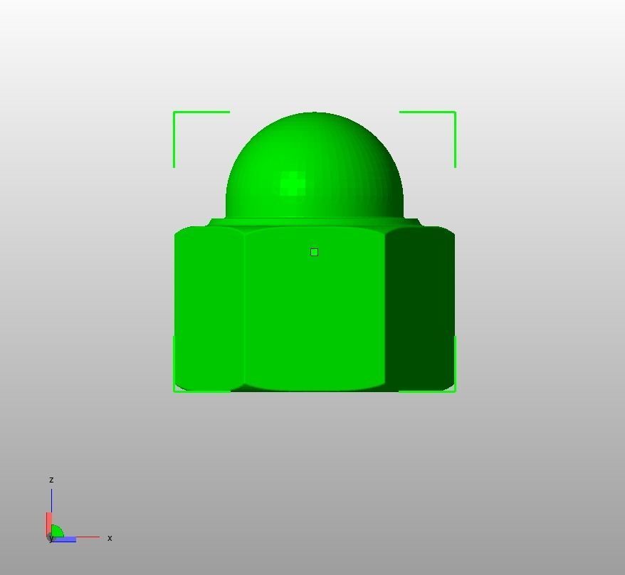 M14 Locking Acorn Nuts 3D print model_9