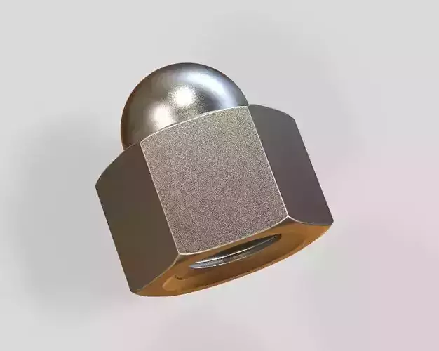 M14 Locking Acorn Nuts 3D print model