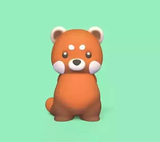 Red Panda Gift 3D print model