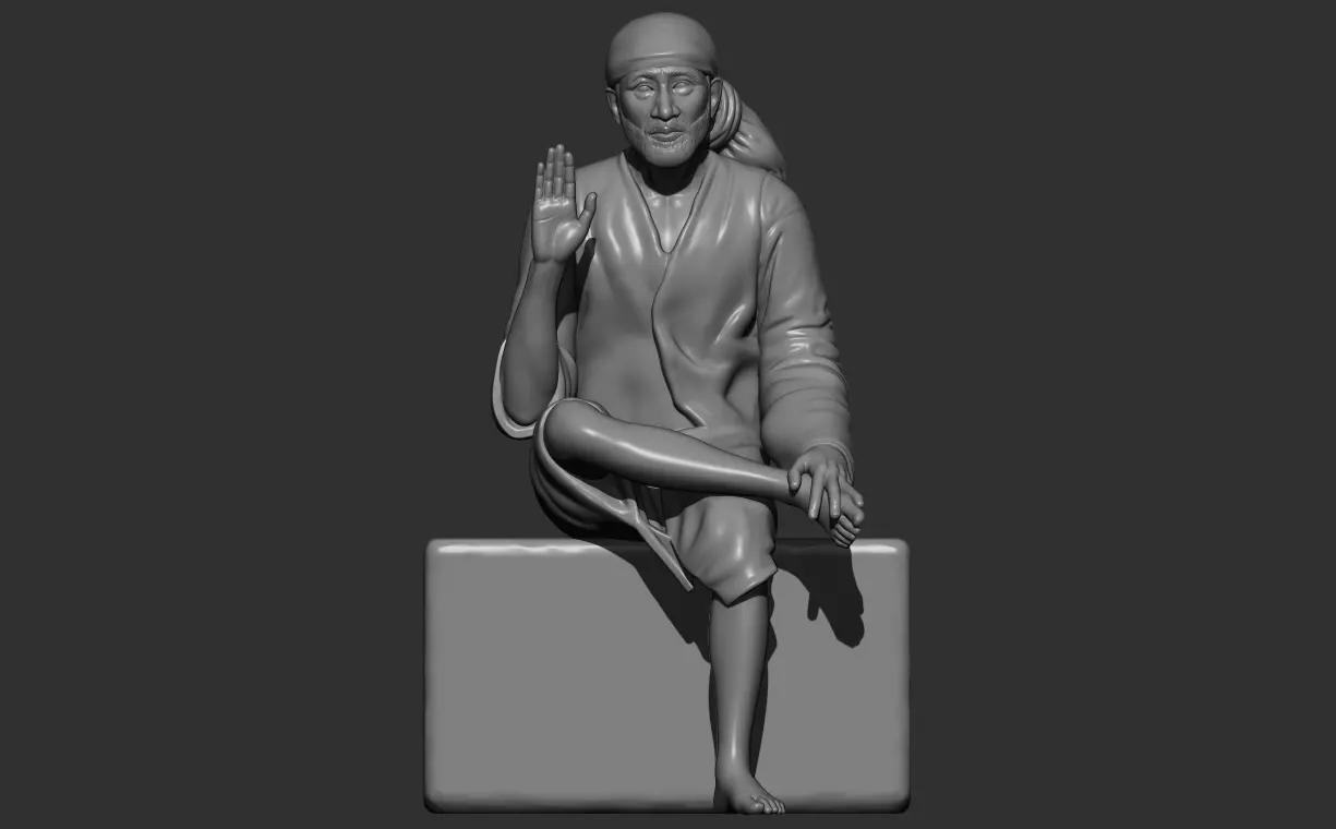 Sai Baba of Shirdi 3D Print Model 3D print model