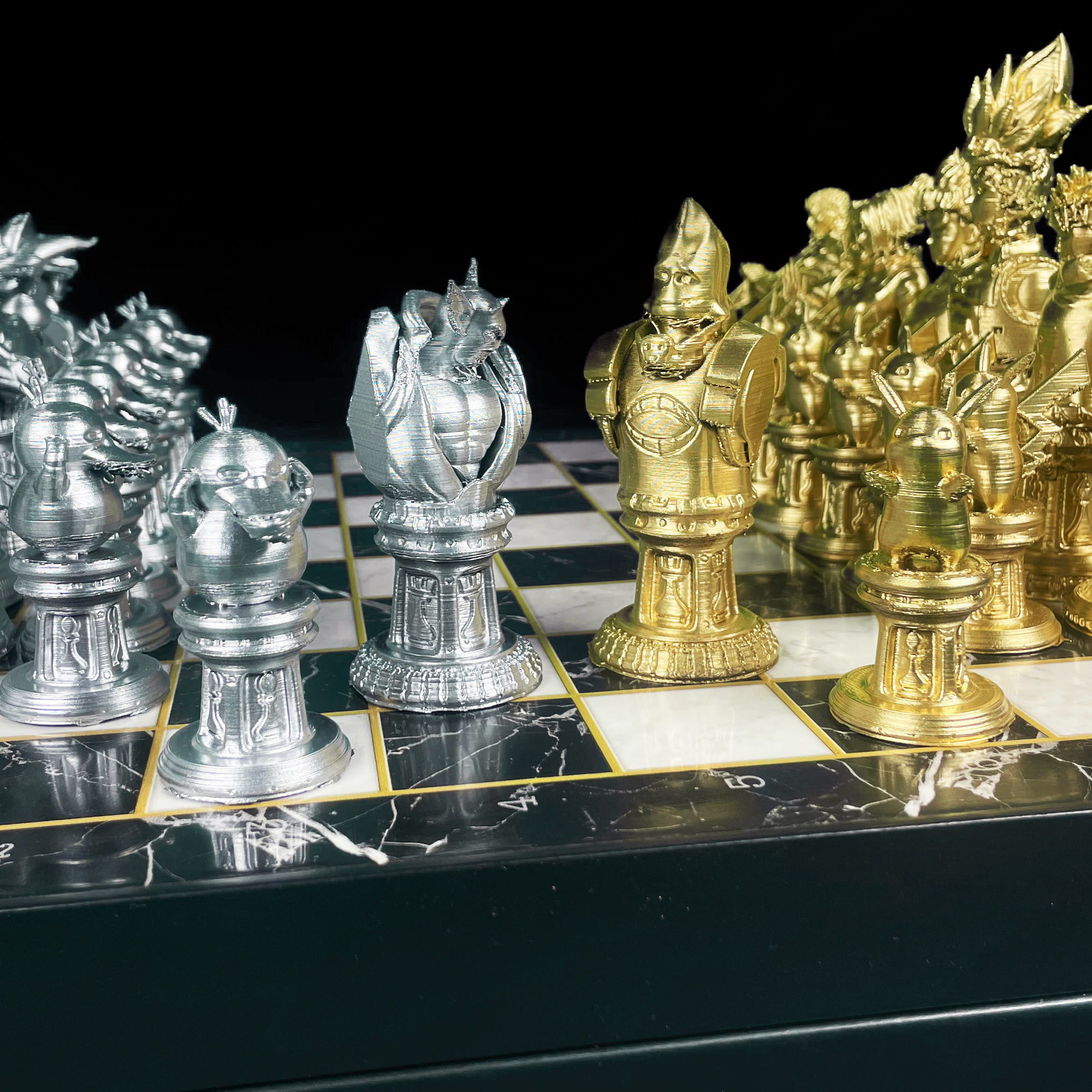 Anime Popular Character Chess Set - Anime Chess Set 3D print model_4