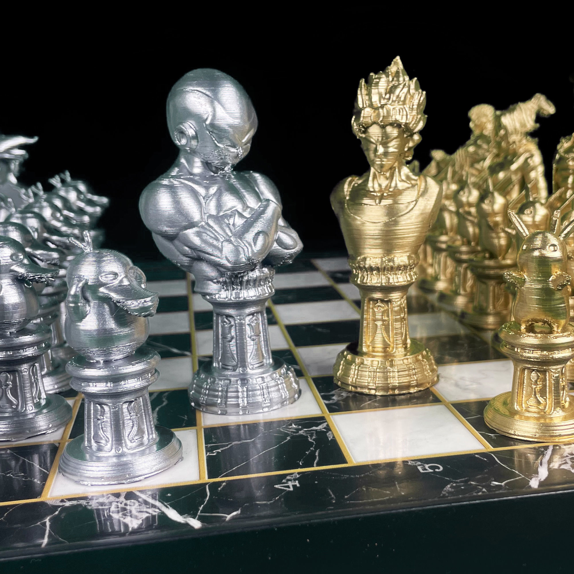 Anime Popular Character Chess Set - Anime Chess Set 3D print model_2