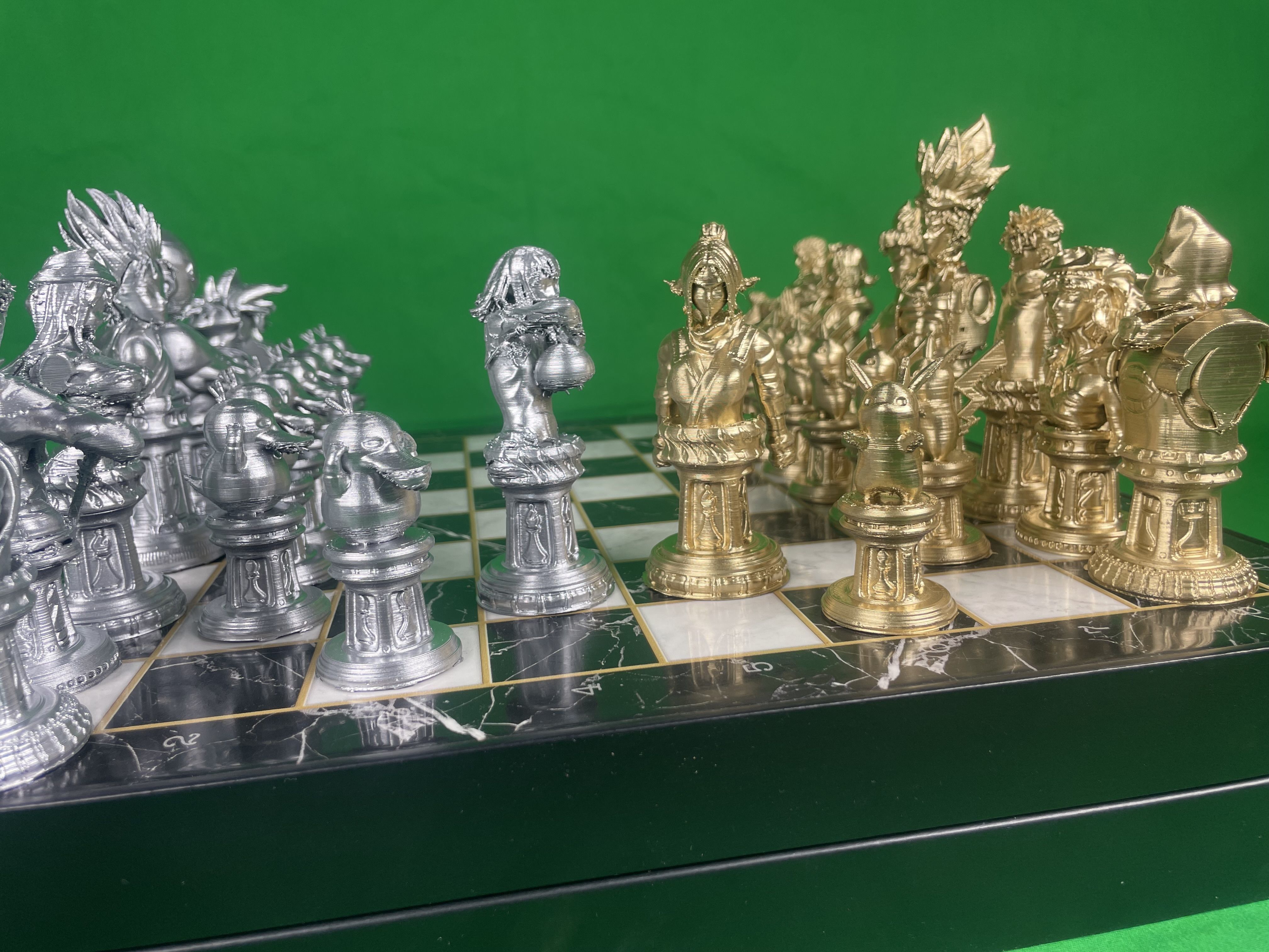 Anime Popular Character Chess Set Anime Chess Set 3D model 3D