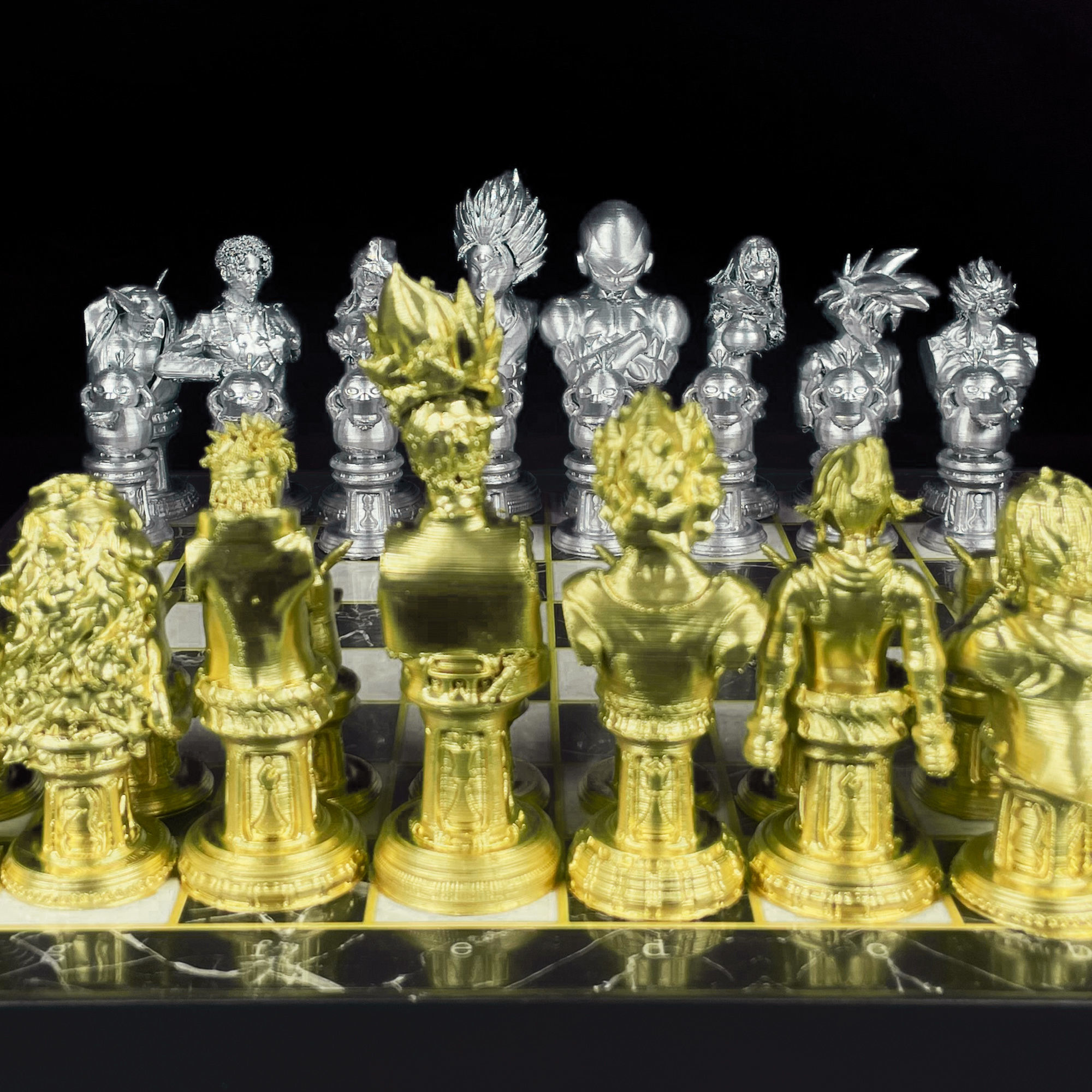 Anime Popular Character Chess Set - Anime Chess Set 3D print model_9
