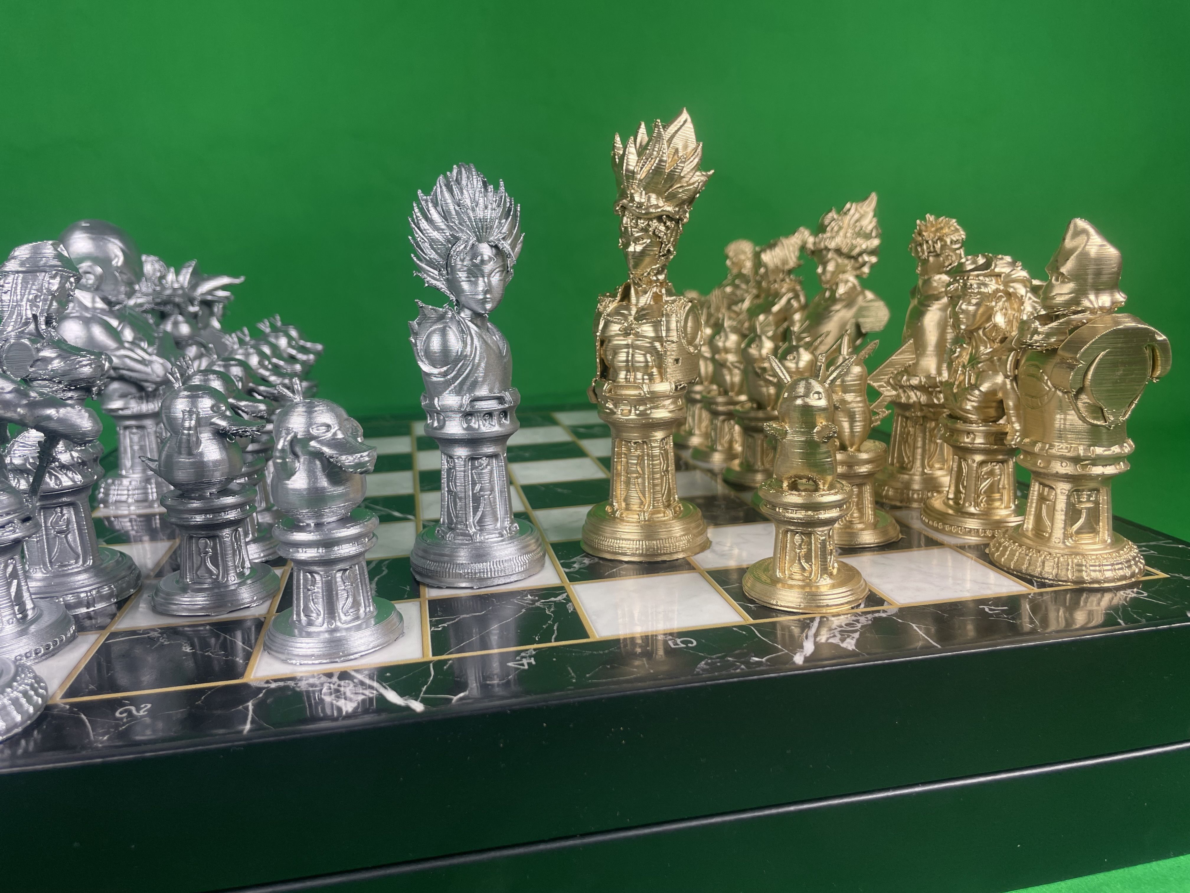 Anime Popular Character Chess Set Anime Chess Set 3D model 3D