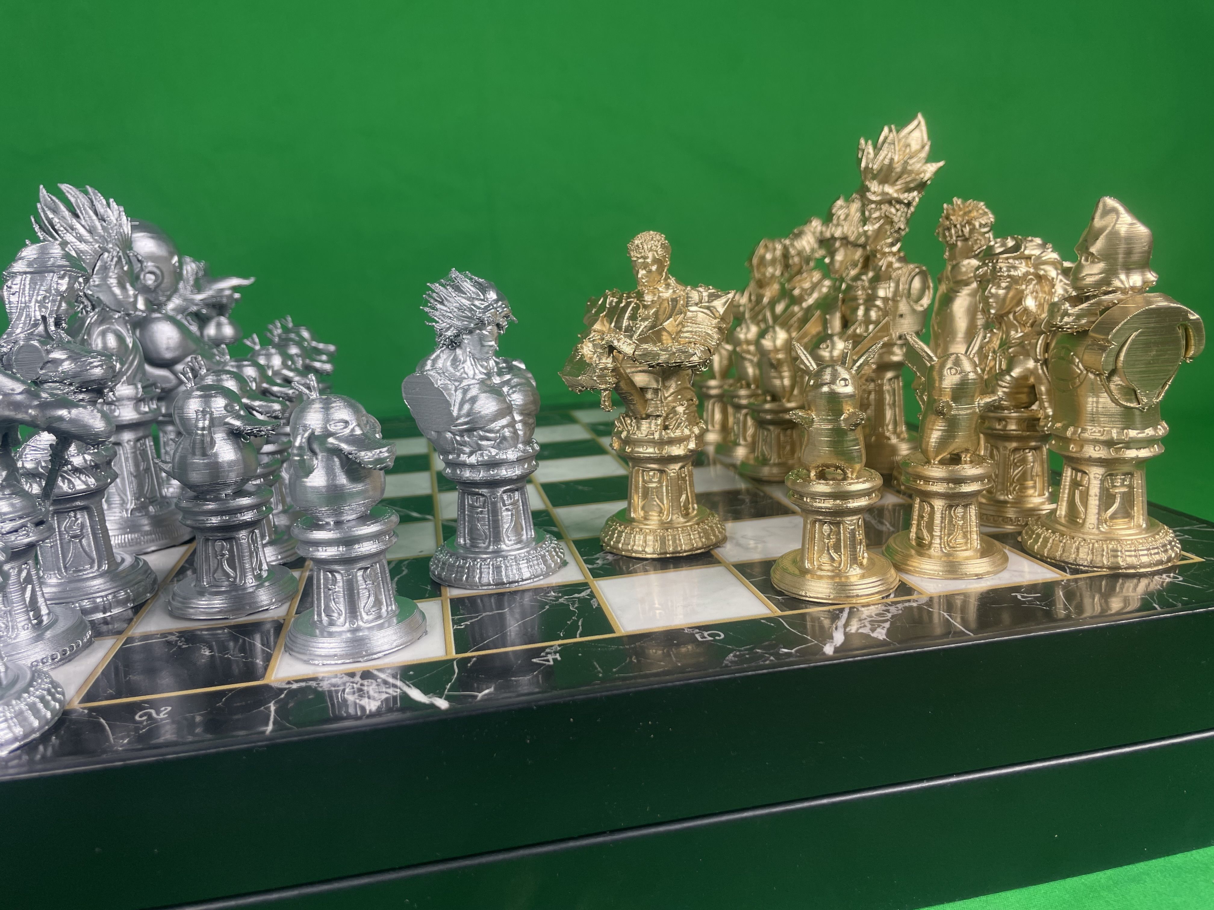 Anime Popular Character Chess Set - Anime Chess Set 3D print model_13