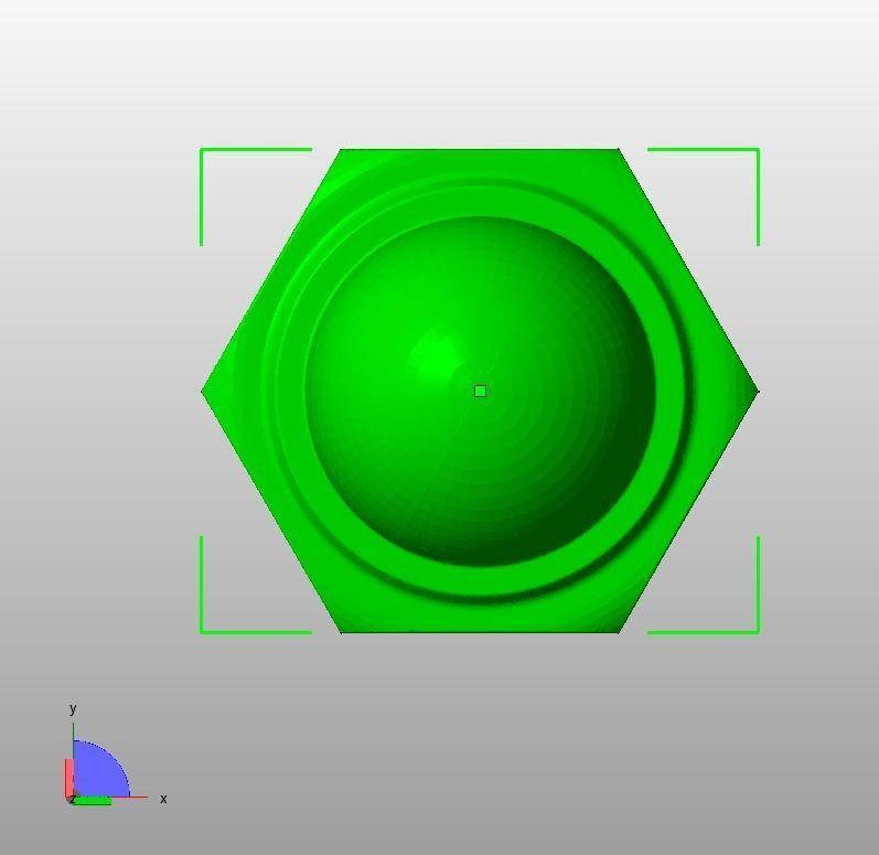M16 Locking Acorn Nuts 3D print model_10