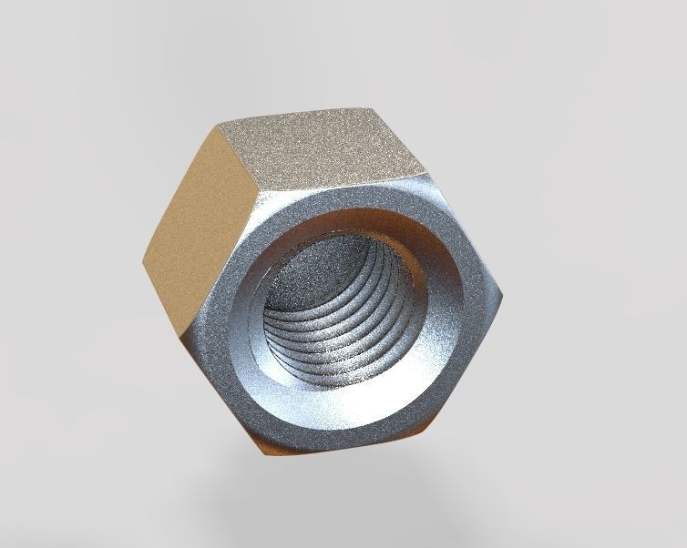 M16 Locking Acorn Nuts 3D print model_3