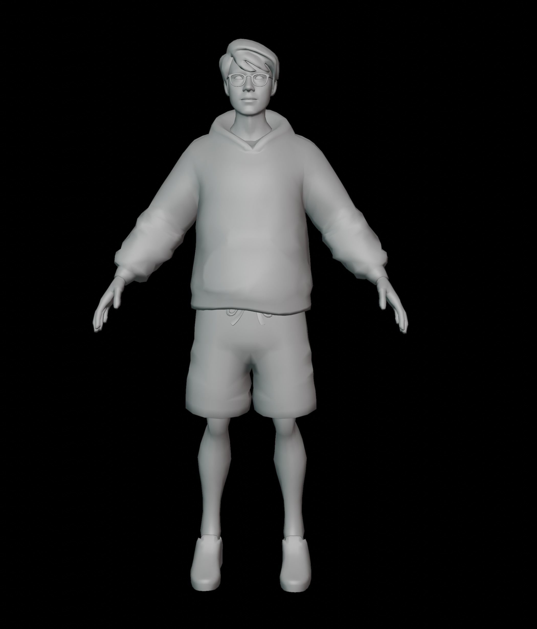 Stylized Boy Character 3D Model Realistic Character  3D model_2