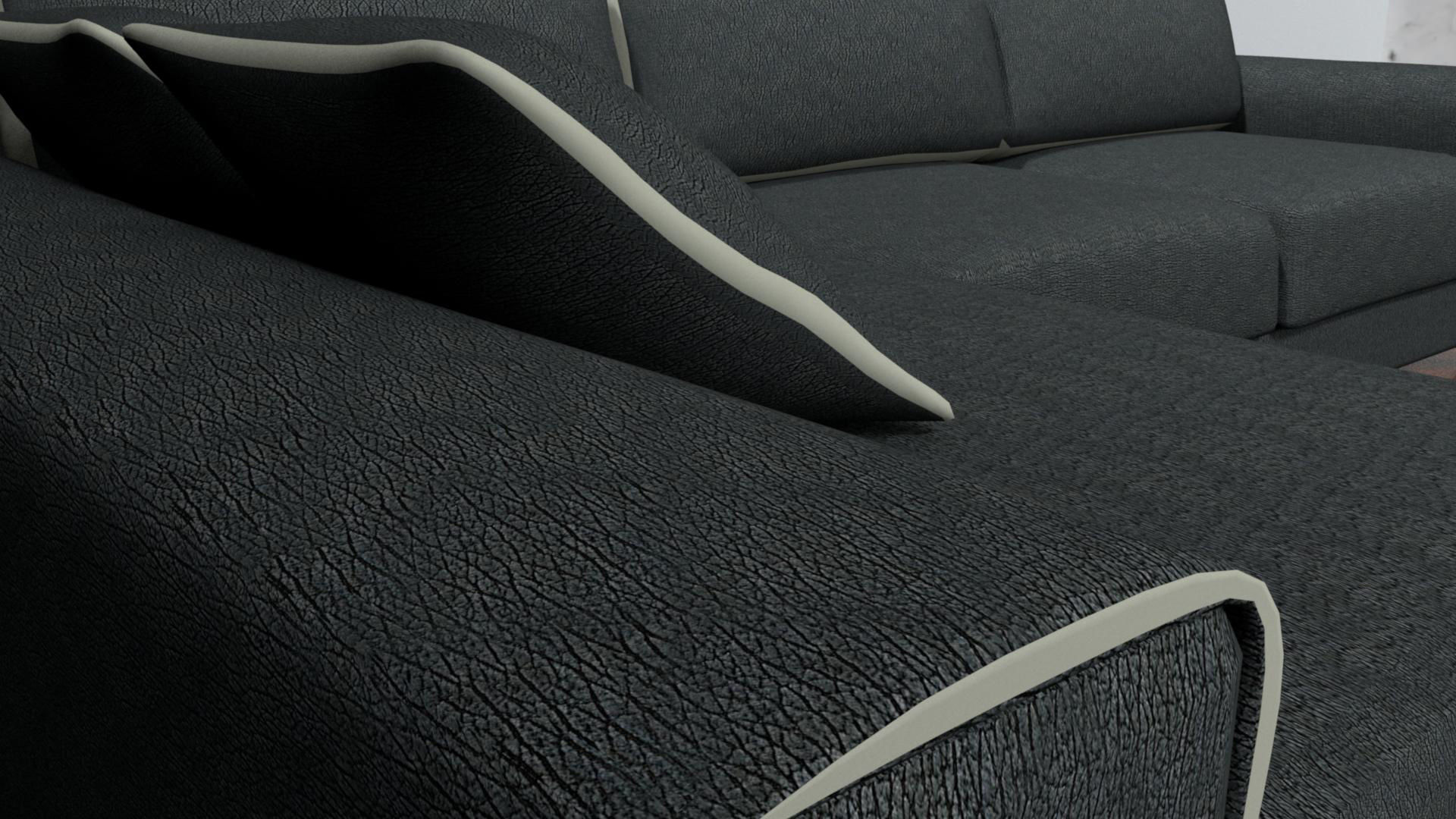 Sofa for Hall 3D model_2