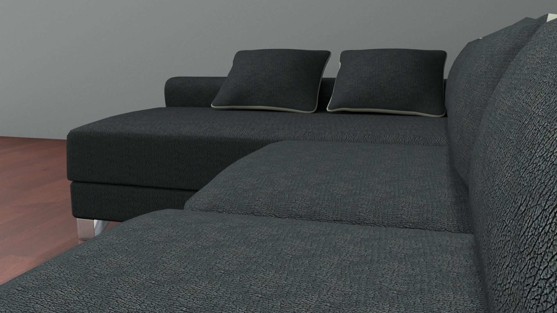 Sofa for Hall 3D model_5