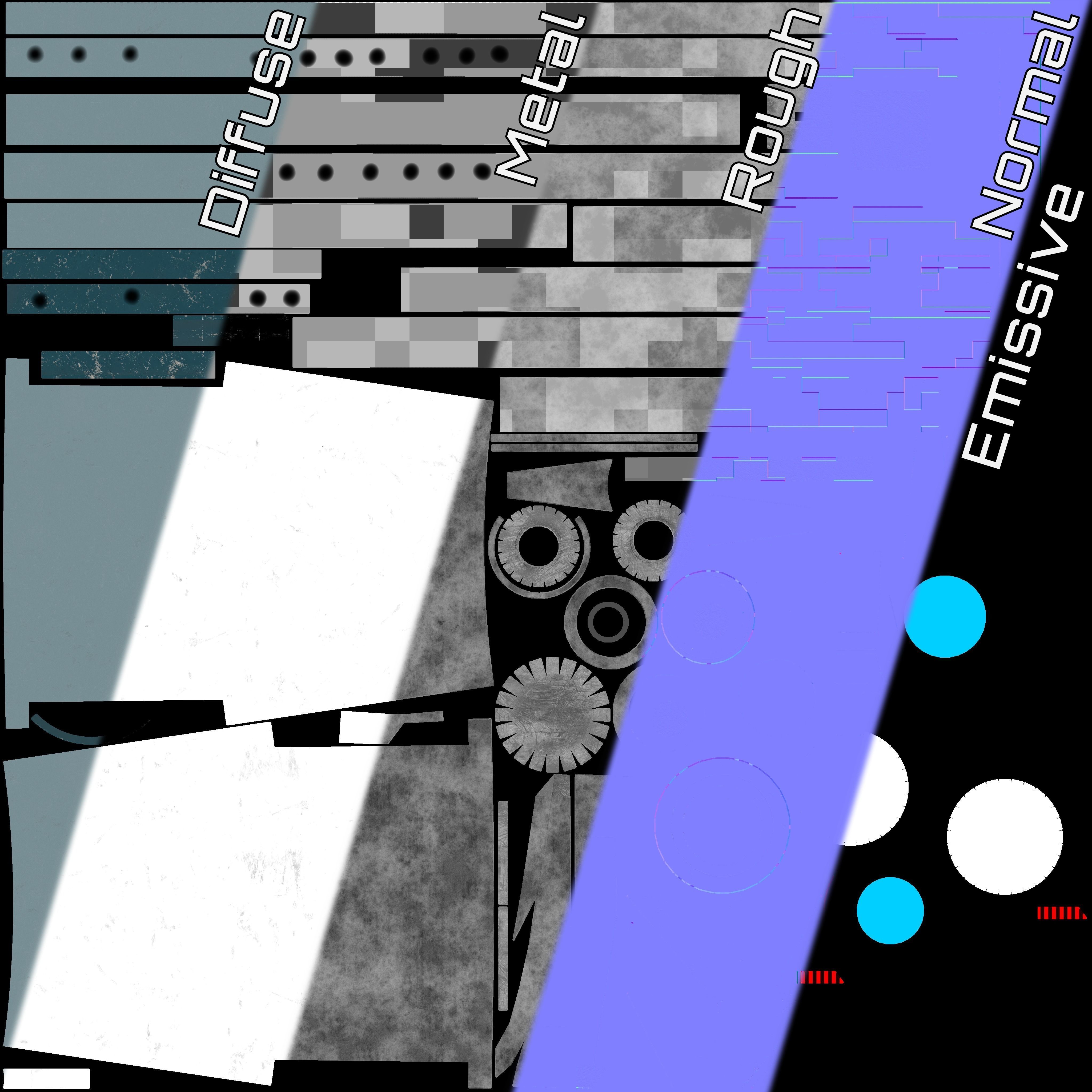 Star Trek Vulcan Museum Transport Starship Low-poly 3D model_2