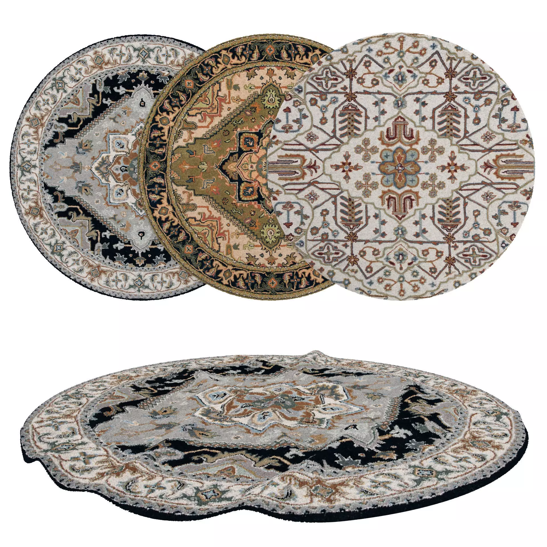 Rugs No 793 Low-poly 3D model_0