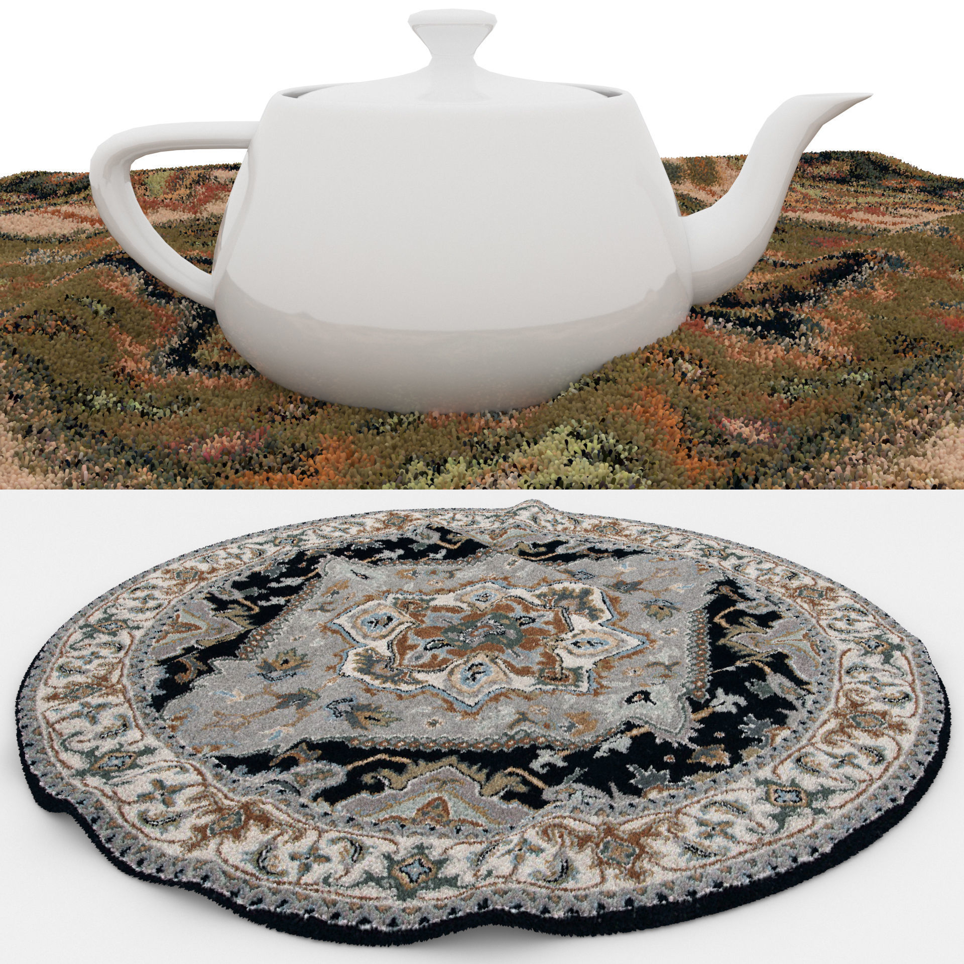 Rugs No 793 Low-poly 3D model_1