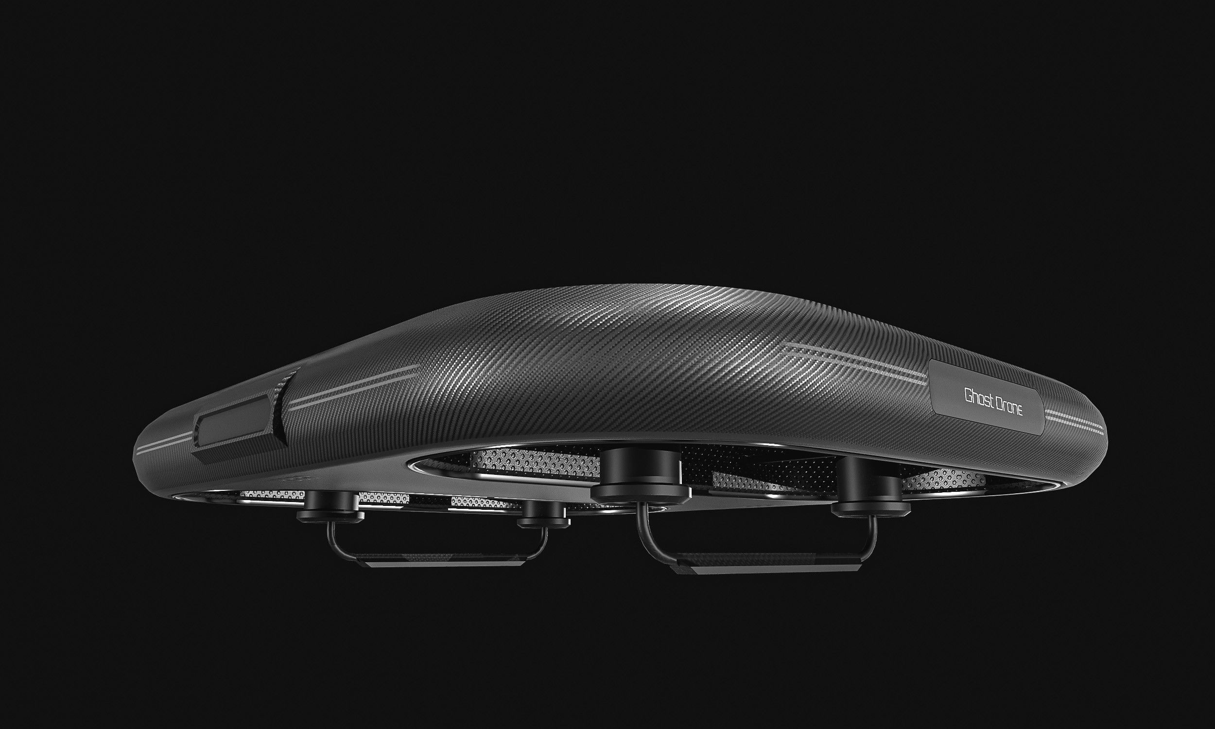 Small Military Drone Low-poly 3D model_8