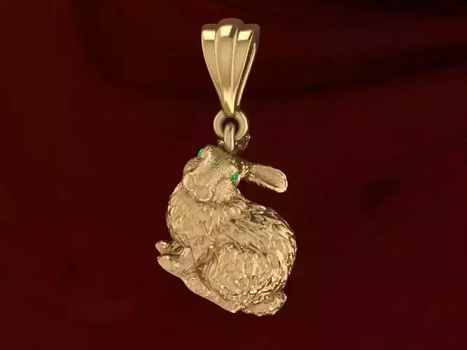 Rabbit pendant