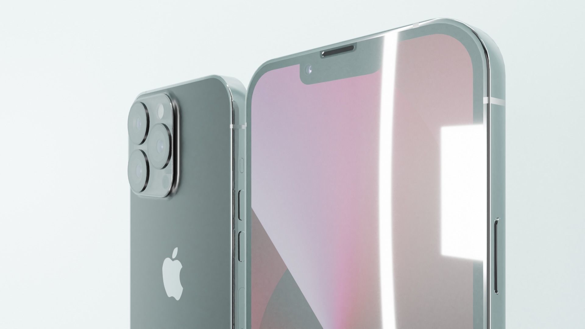 Iphone 13 Low-poly 3D model_15