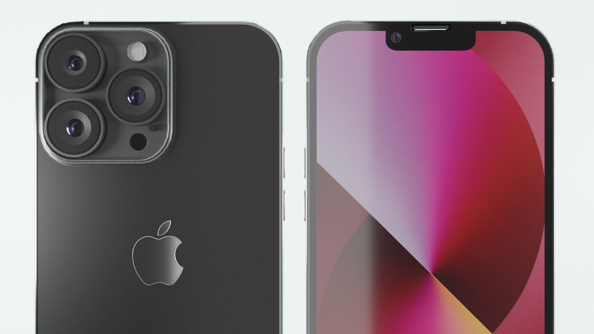 Iphone 13 Low-poly 3D model_13