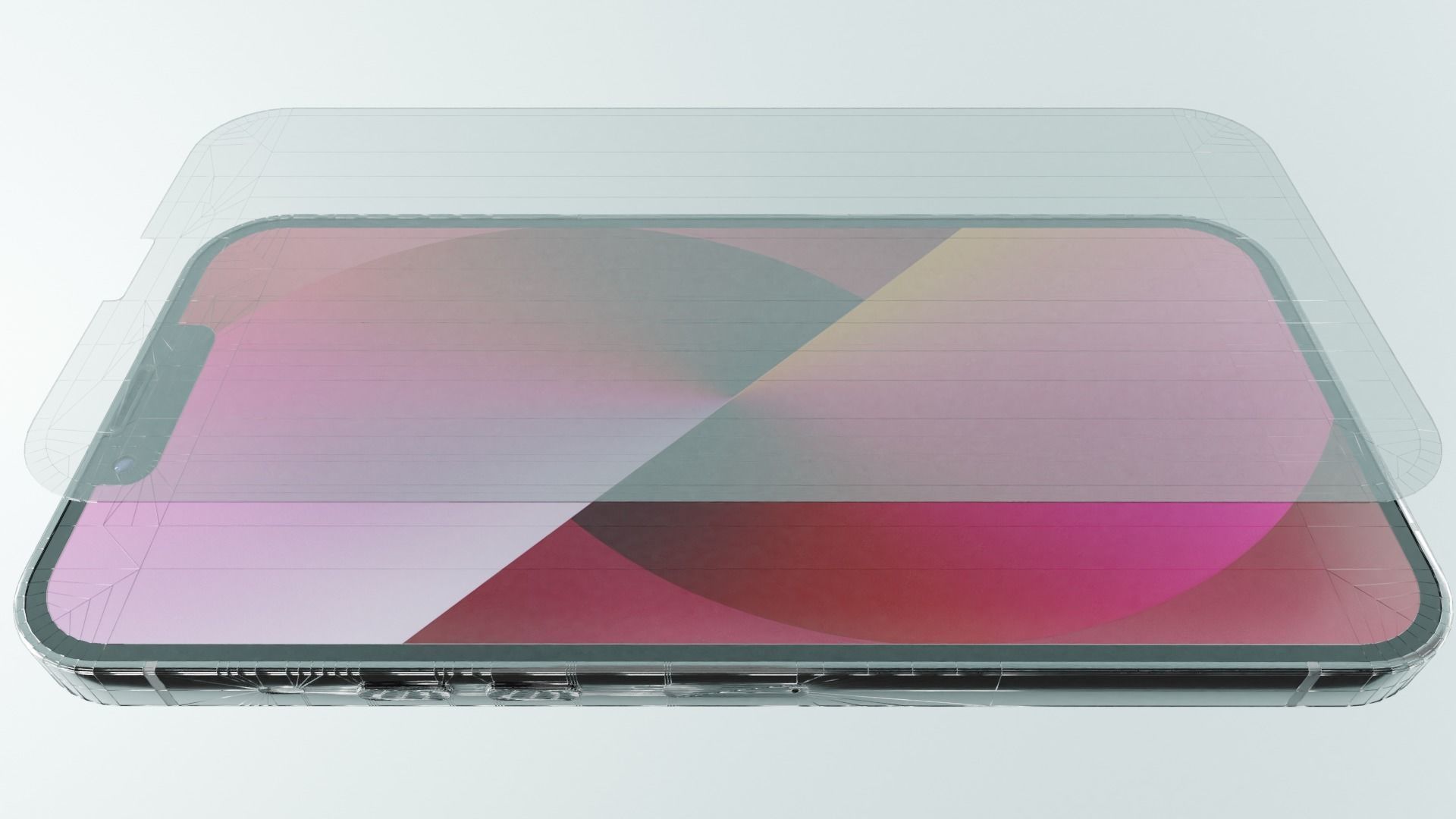 Iphone 13 Low-poly 3D model_10