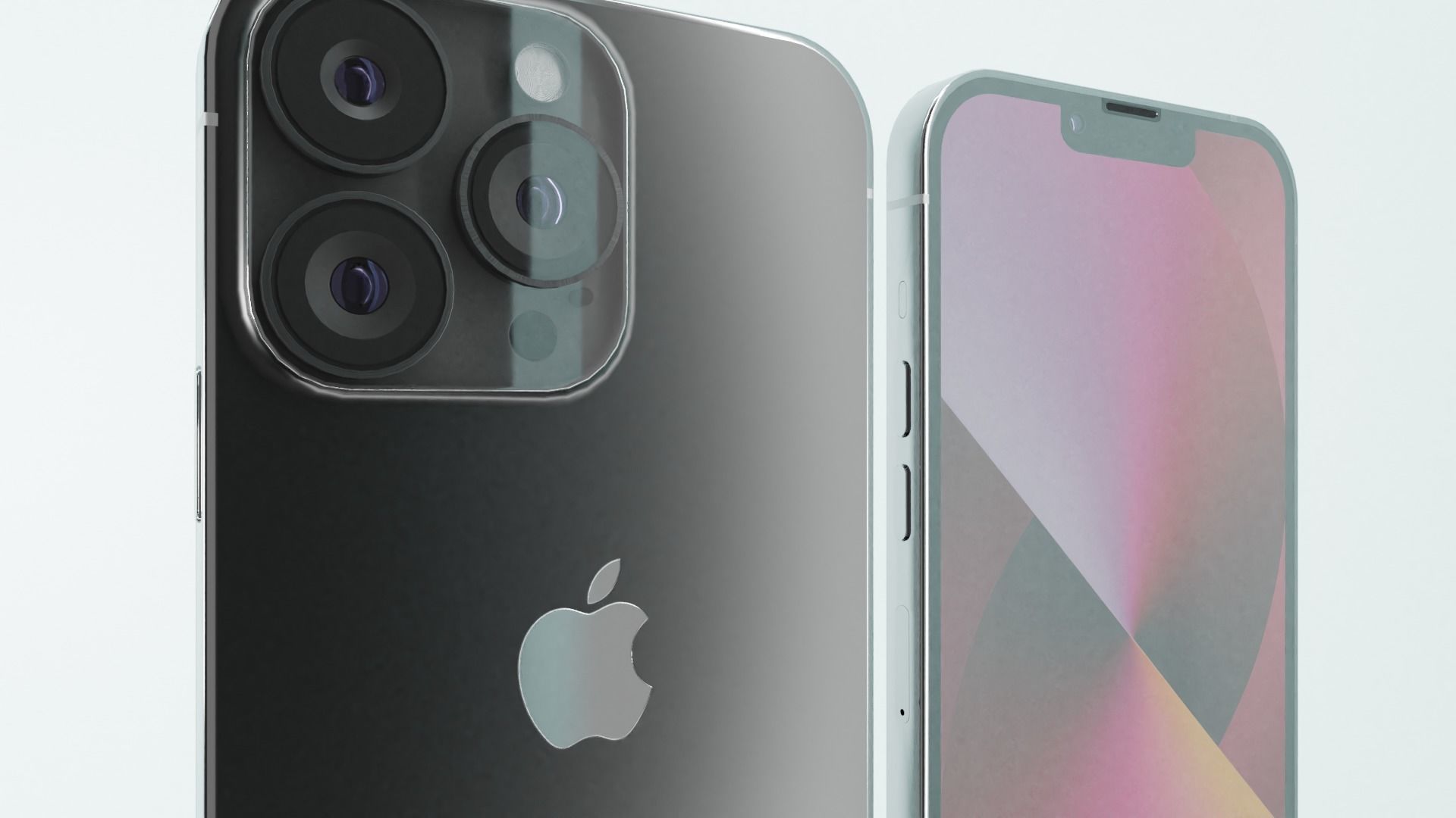Iphone 13 Low-poly 3D model_14