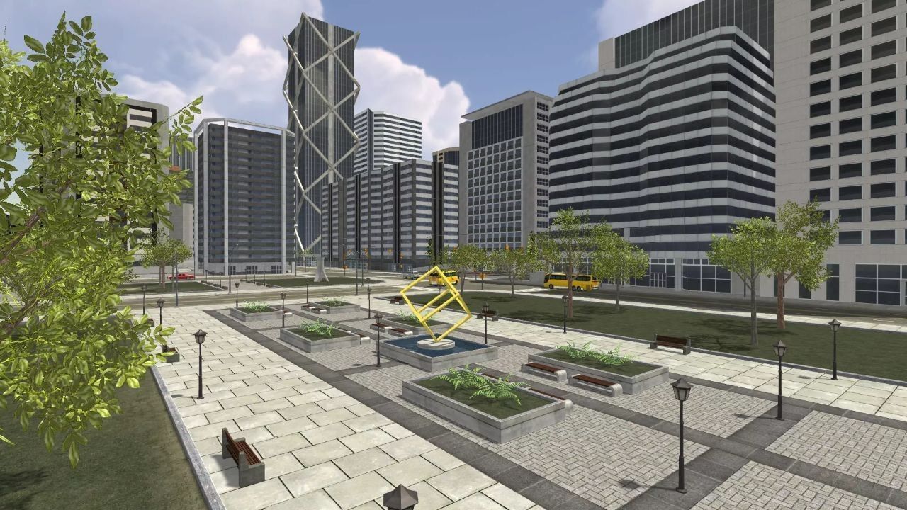 LifeCity Medium Version Low-poly 3D model_1