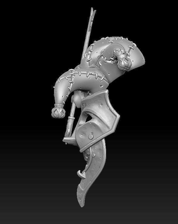 Jester mask 3d print 3D print model_7