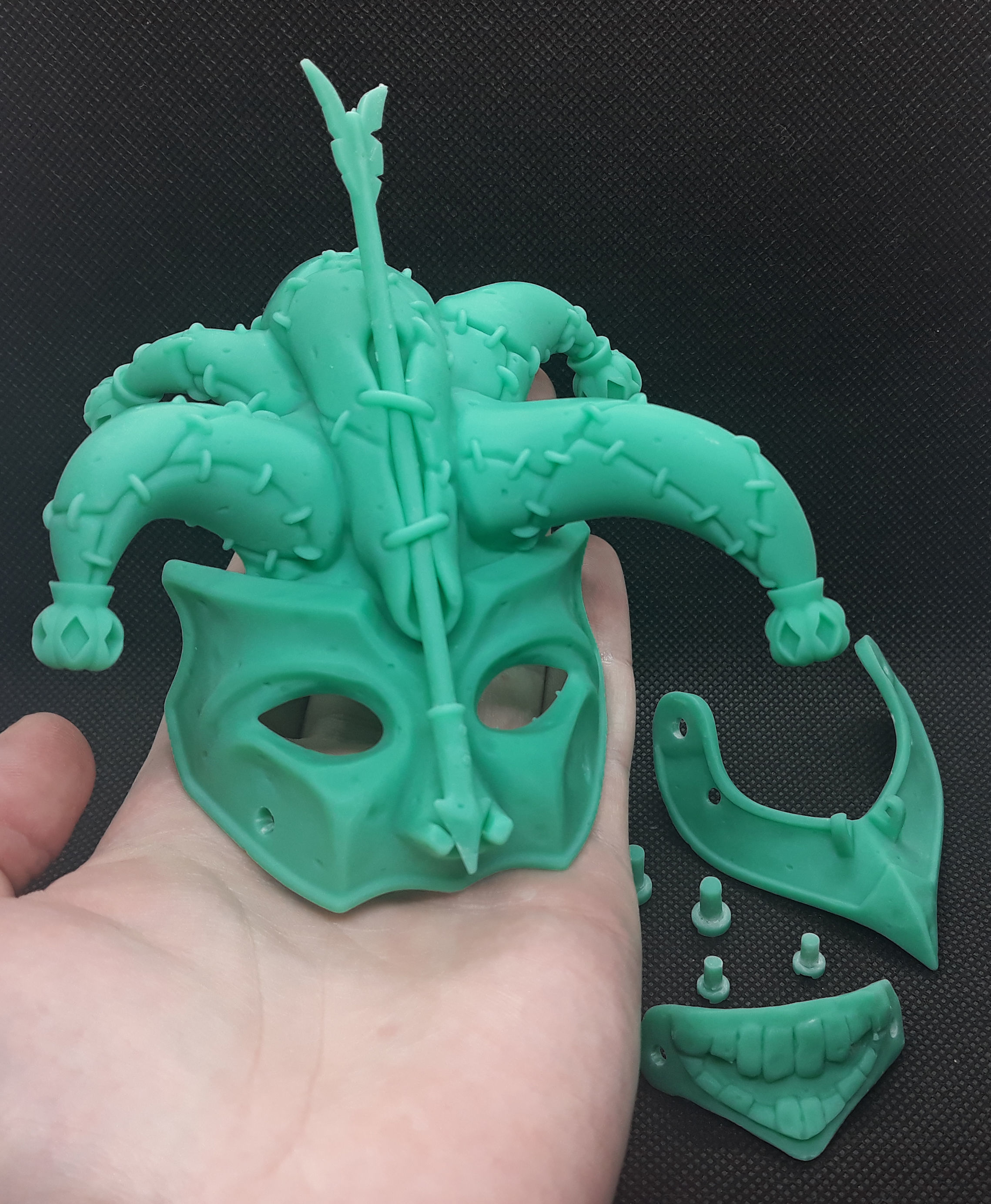 Jester mask 3d print 3D print model_3