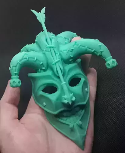 Jester mask 3d print 3D print model
