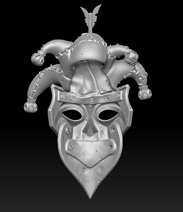 Jester mask 3d print 3D print model_8
