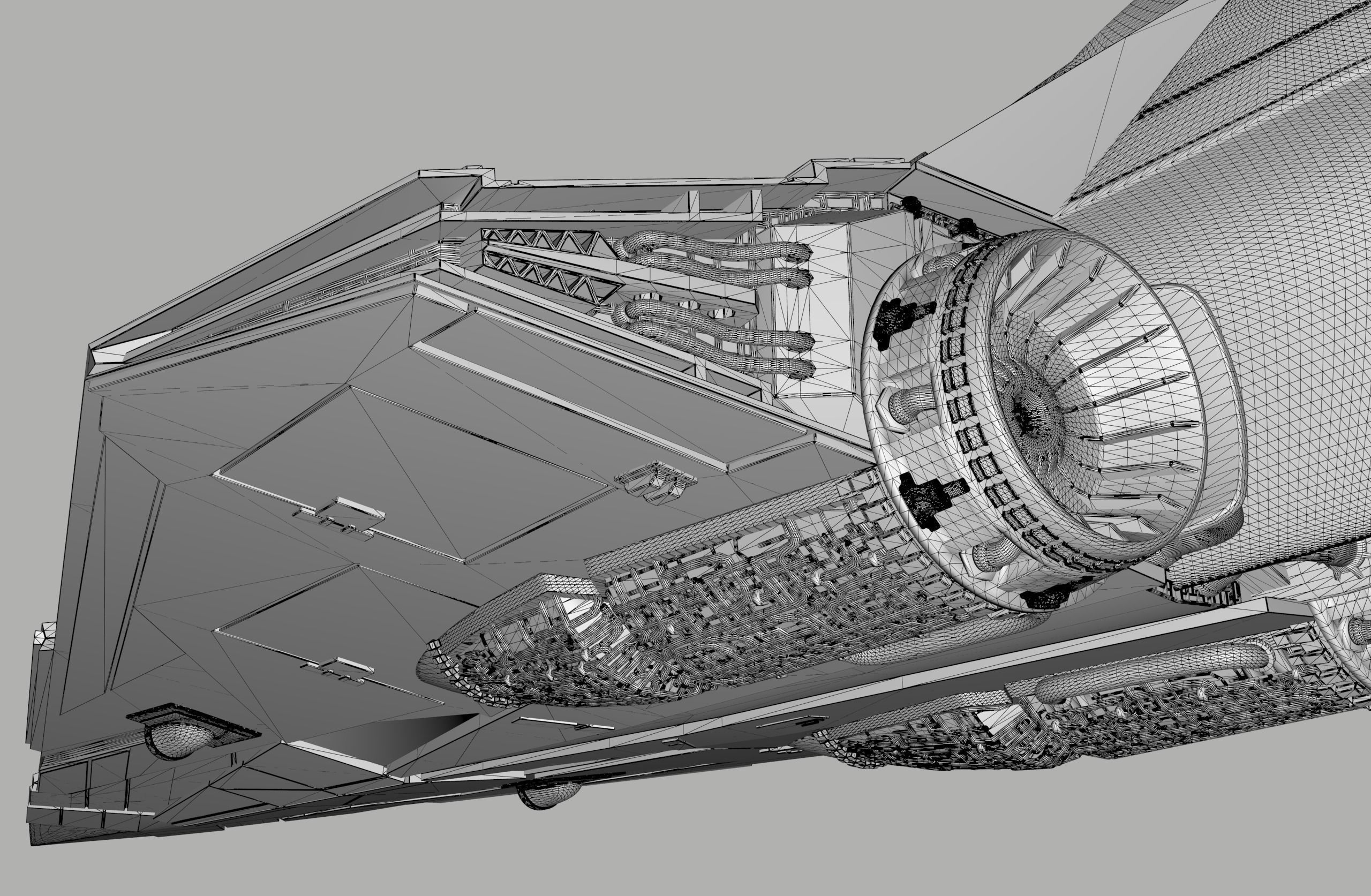 Star Wars Delta 7 spaceship 3D print model_12