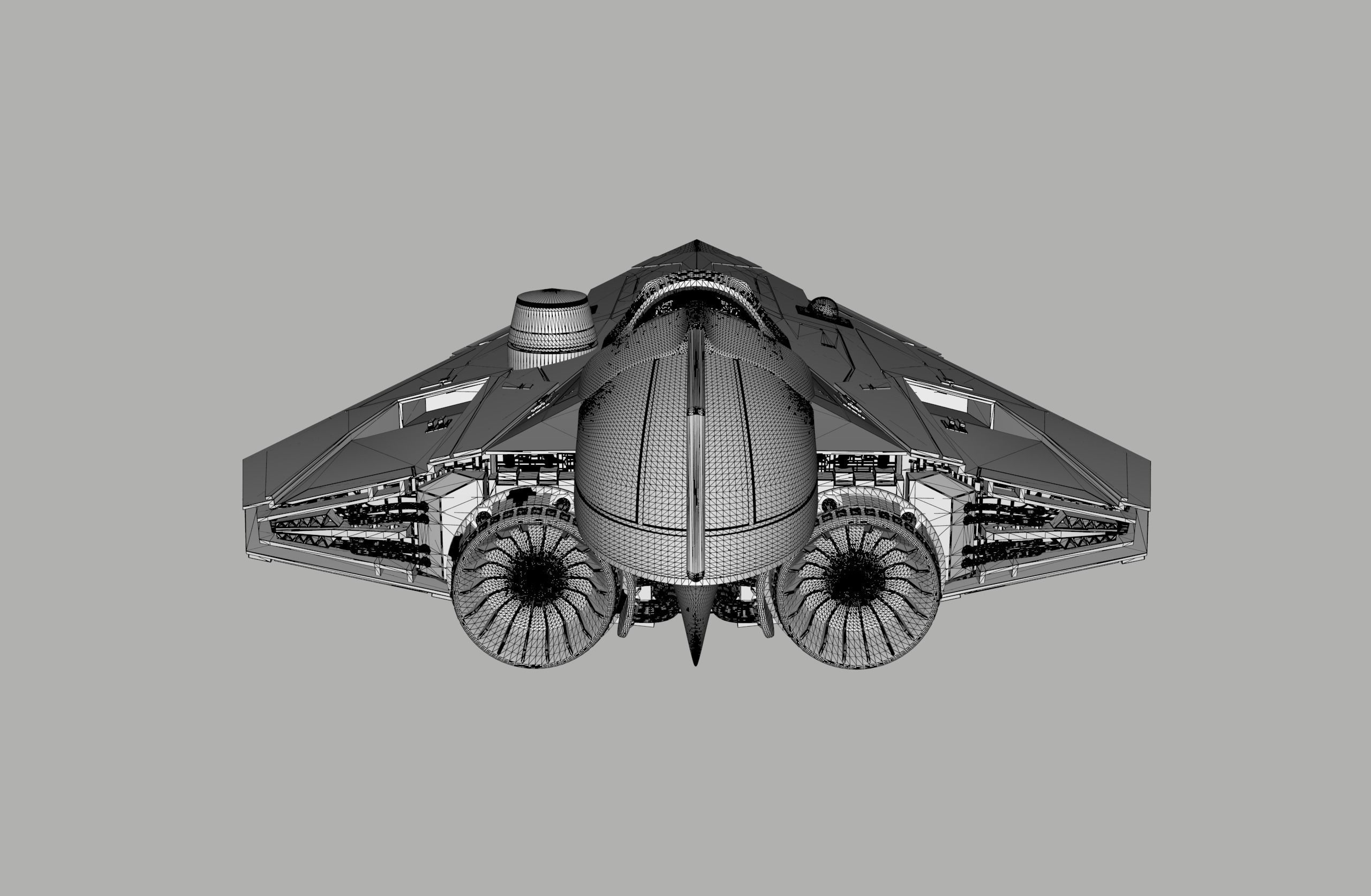 Star Wars Delta 7 spaceship 3D print model_11