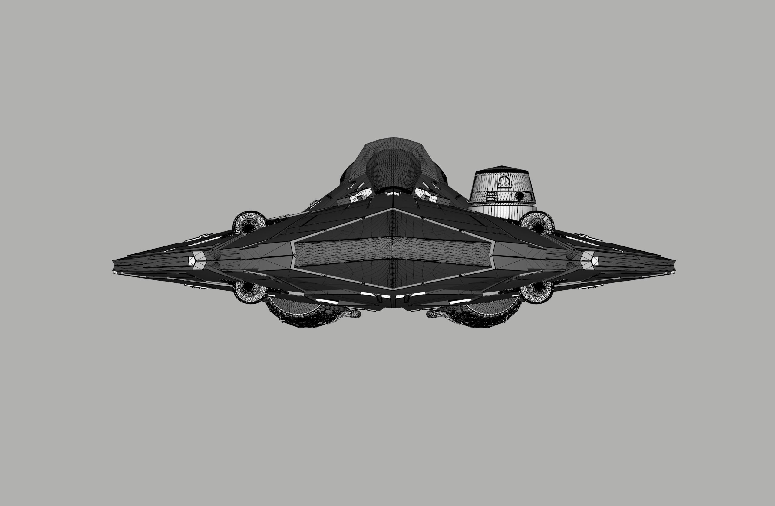 Star Wars Delta 7 spaceship 3D print model_16