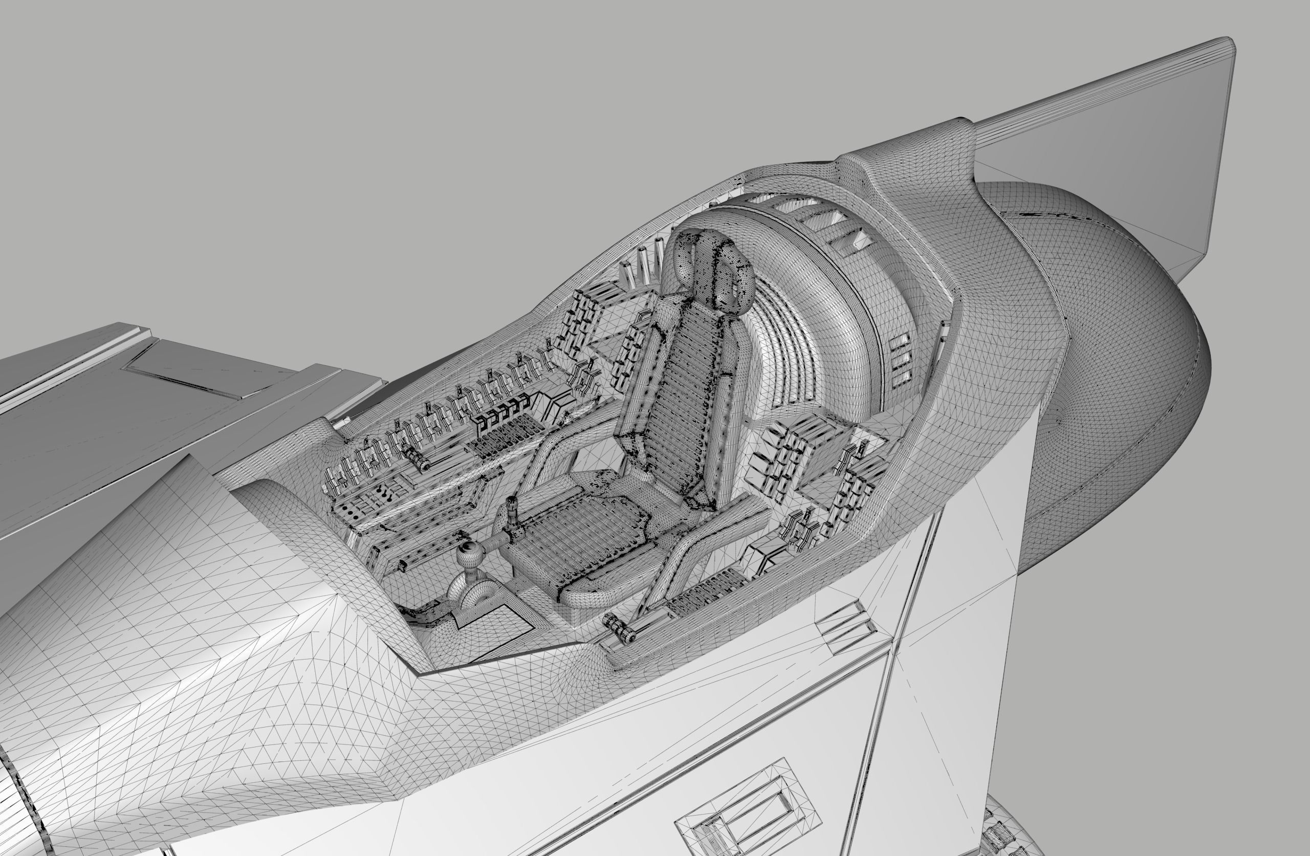 Star Wars Delta 7 spaceship 3D print model_3