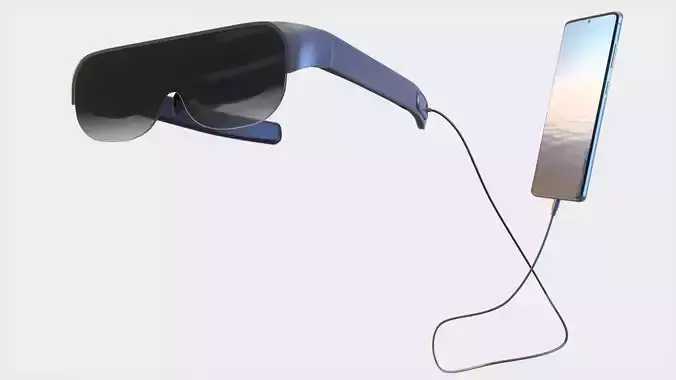 Huawei VR Glass 3D model Huawei VR Glass 3D model