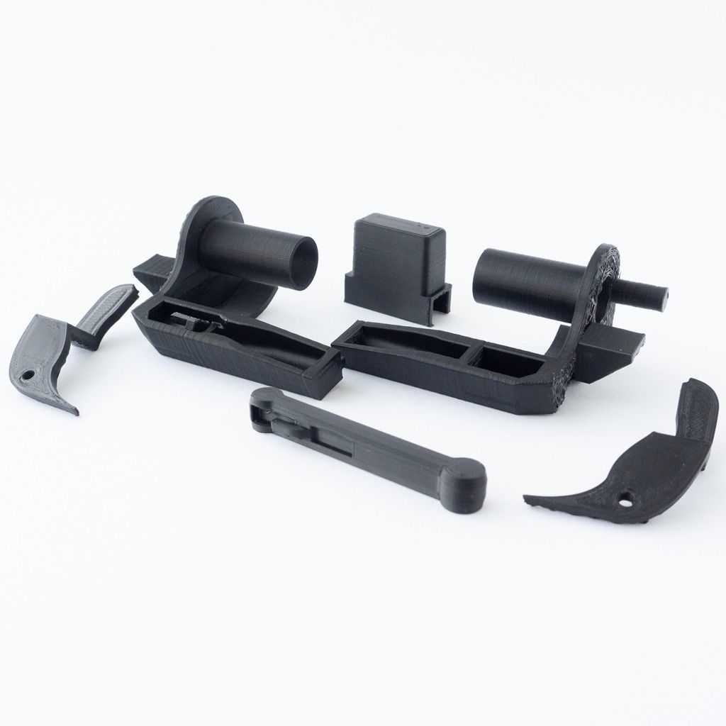 VW Passat Variant 3b B5 3bg B55 Trunk curtain Restoration kit 3D print model_3