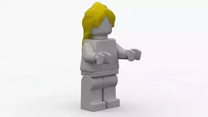 Lego female long hair