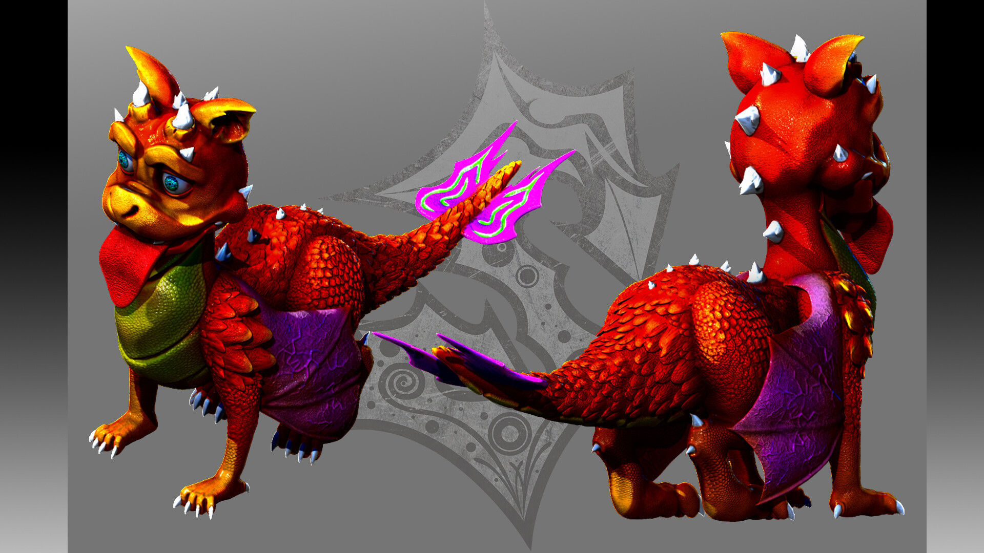 Northwar Dragon  3D printing figure 3D print model_4