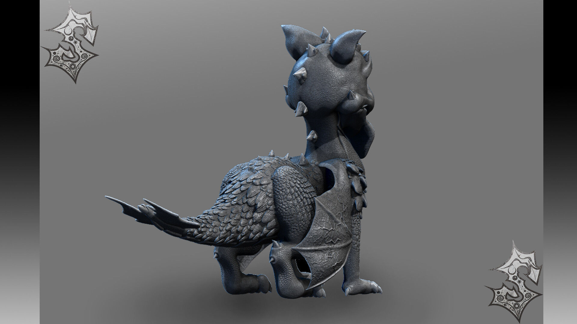 Northwar Dragon  3D printing figure 3D print model_7