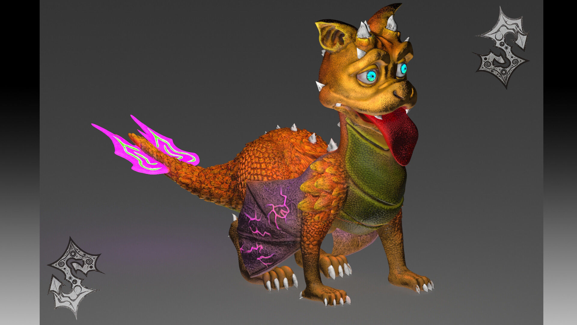 Northwar Dragon  3D printing figure 3D print model_5