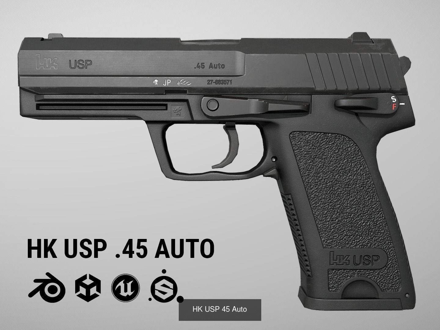 PHR GUNS Pack v2 3D Model Collection_6