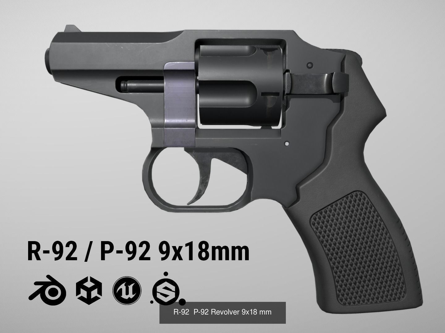 PHR GUNS Pack v2 3D Model Collection_7