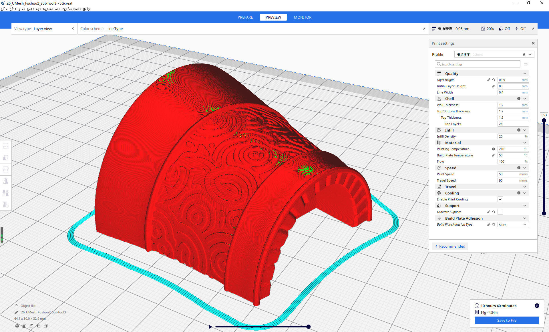 buddhist mudra Seal of Refuge printable high poly 3D print model_20