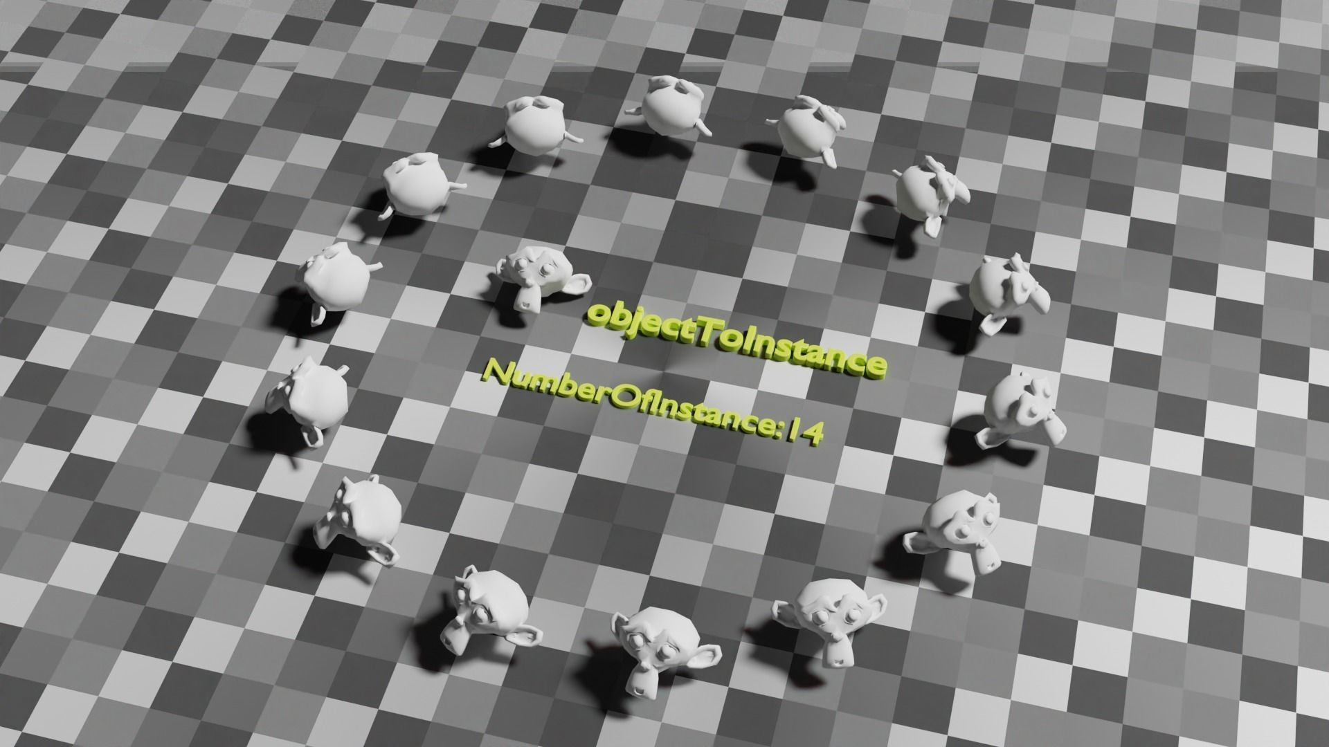 blender geometry node PerfectLoop to make loop of objects Free 3D model_6